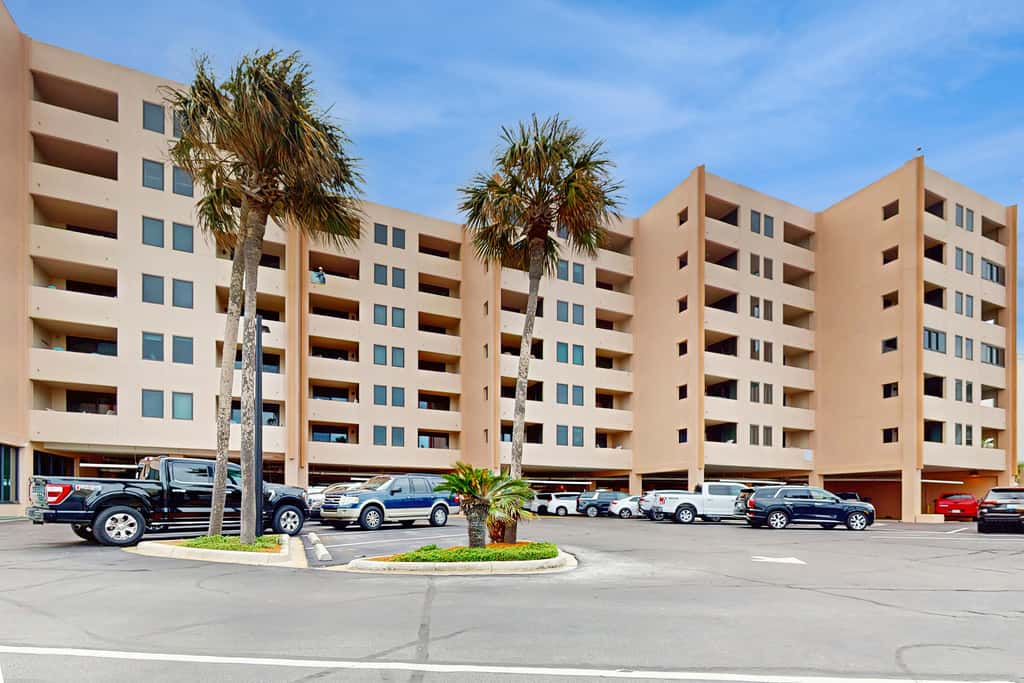 Second-Floor Ocean & Gulf Front Condo w Free WiFi, 2 Balconies, Shared Pool, AC
