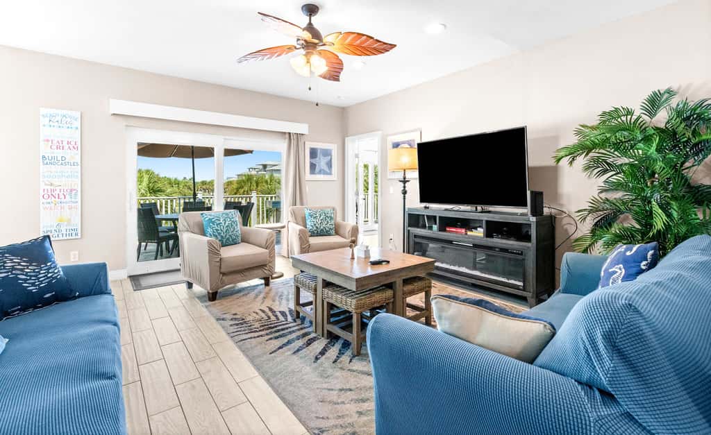 Stunning Beach Retreat with Shared Pool, Beach Access, Large Balcony & Gas Grill