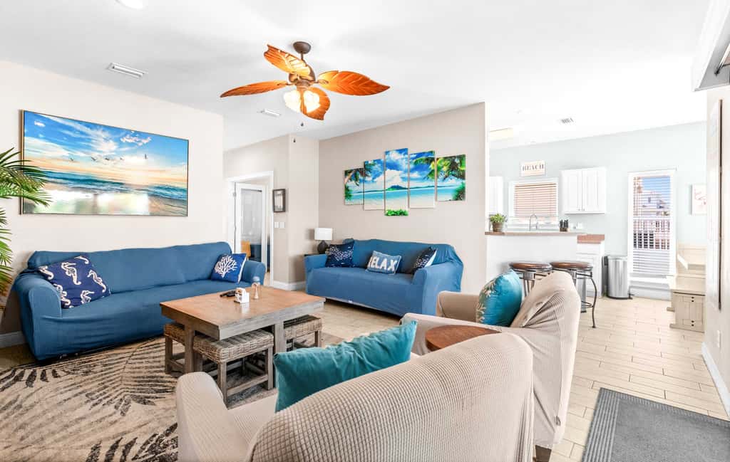 Stunning Beach Retreat with Shared Pool, Beach Access, Large Balcony & Gas Grill