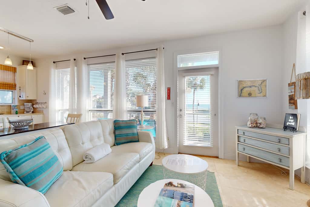 Lakefront condo with WiFi, water&beach views, pool