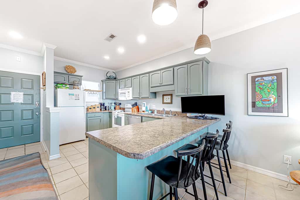 Second floor, beachfront condo with views, washer&dryer, heated pool