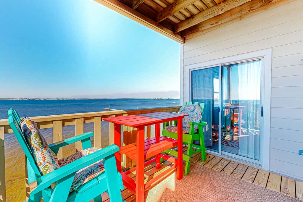 Second floor, beachfront condo with views, washer&dryer, heated pool