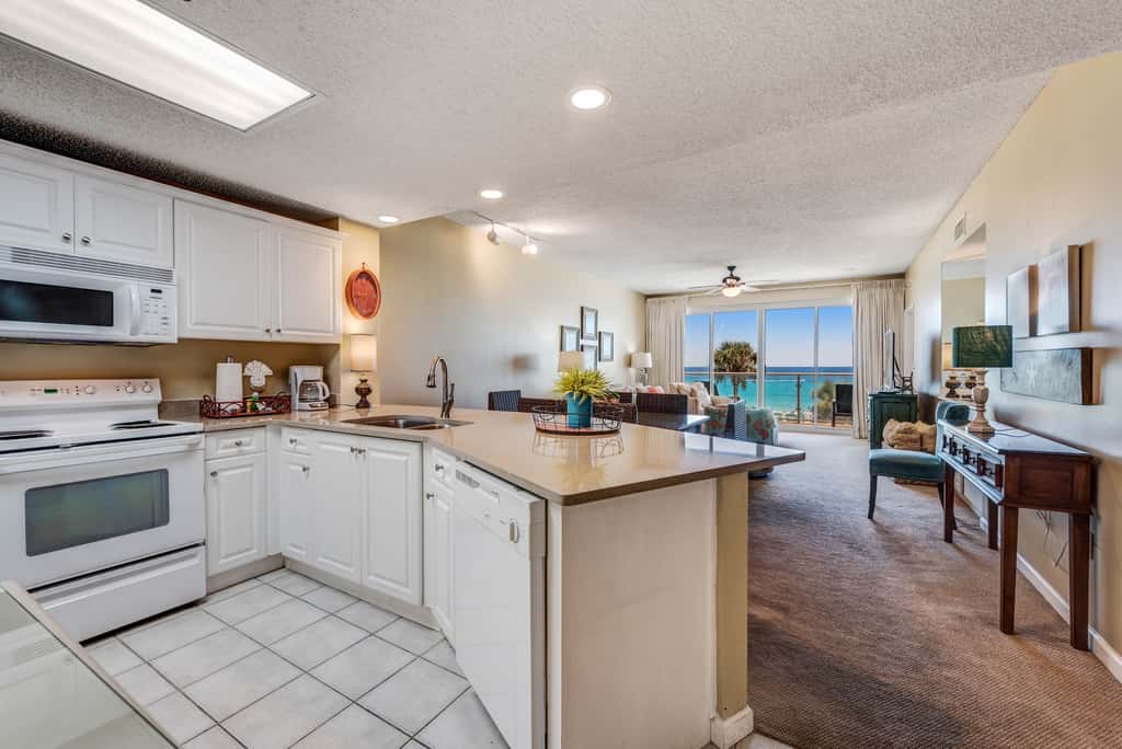 Stunning, waterfront home with Gulf views, pool & fitness room access