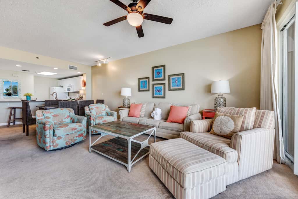 Stunning, waterfront home with Gulf views, pool & fitness room access