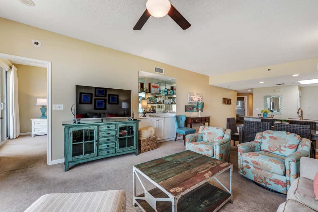Stunning, waterfront home with Gulf views, pool & fitness room access