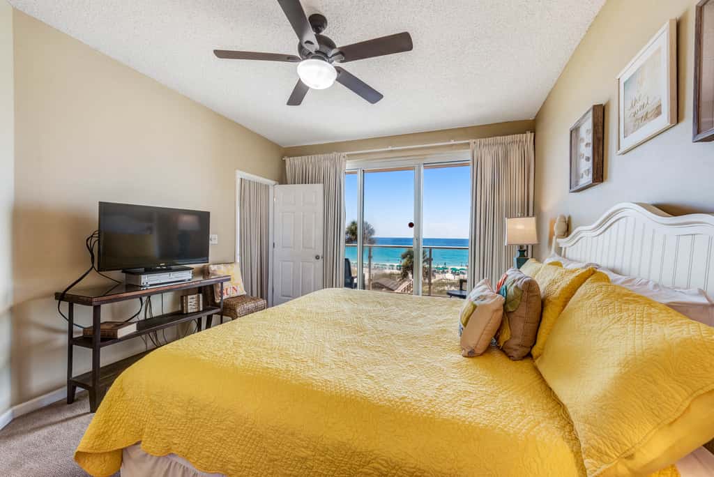 Stunning, waterfront home with Gulf views, pool & fitness room access