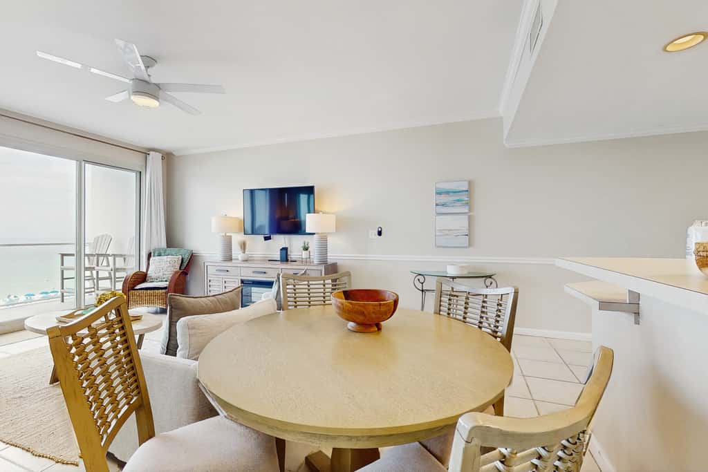 Stunning waterfront home with convenient beach access, pool & gym