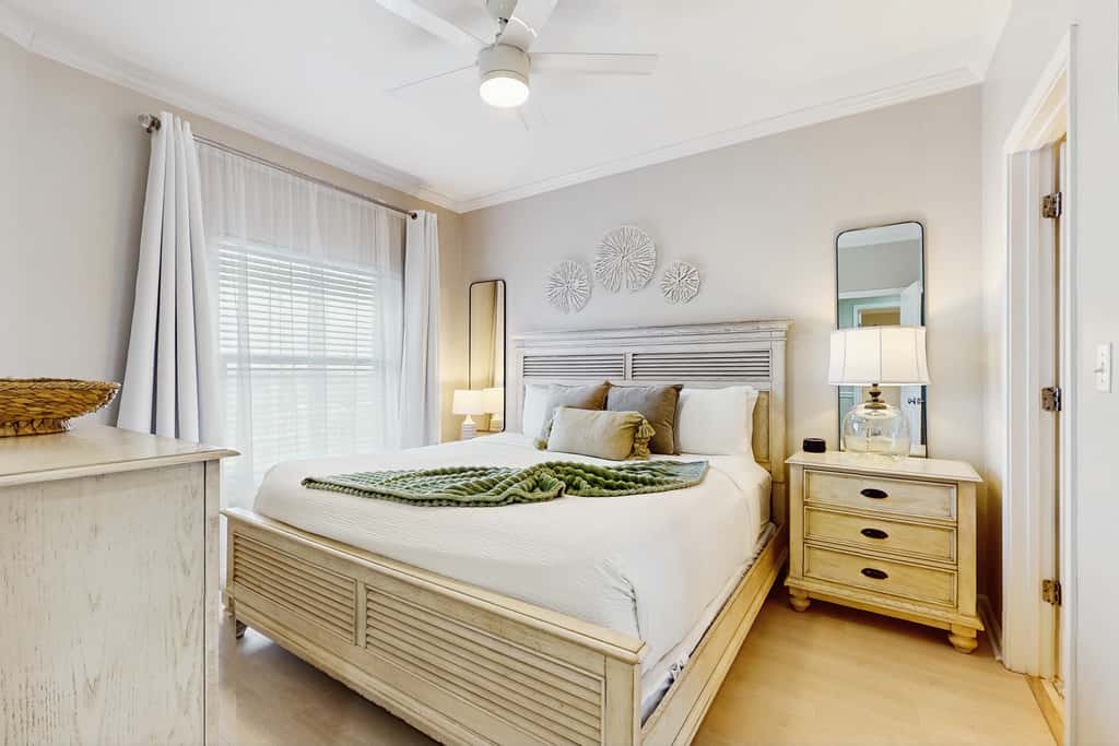 Stunning waterfront home with convenient beach access, pool & gym