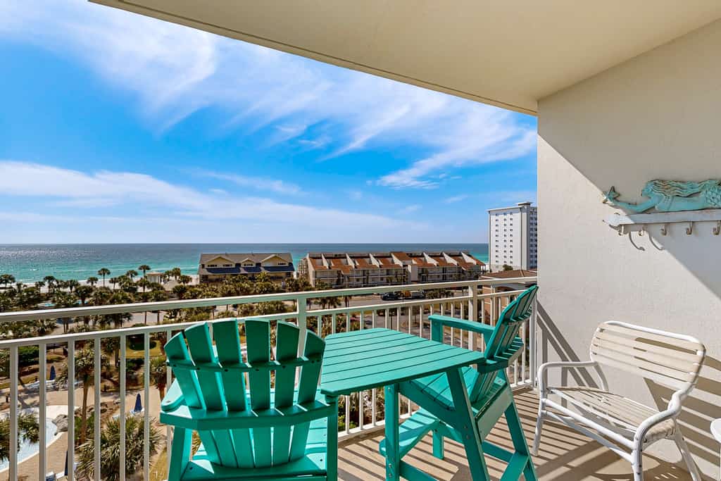 Gorgeous, beachfront condo with view of the gulf plus a pool
