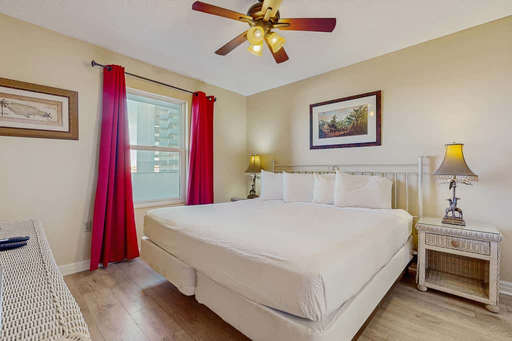 5th-floor condo with patio, pool & ocean views