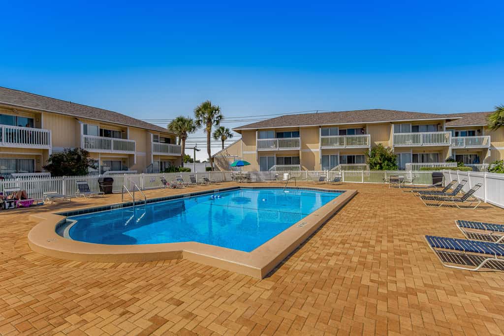 Beachfront condo with shared pool, hot tub, & fitness center plus beach access