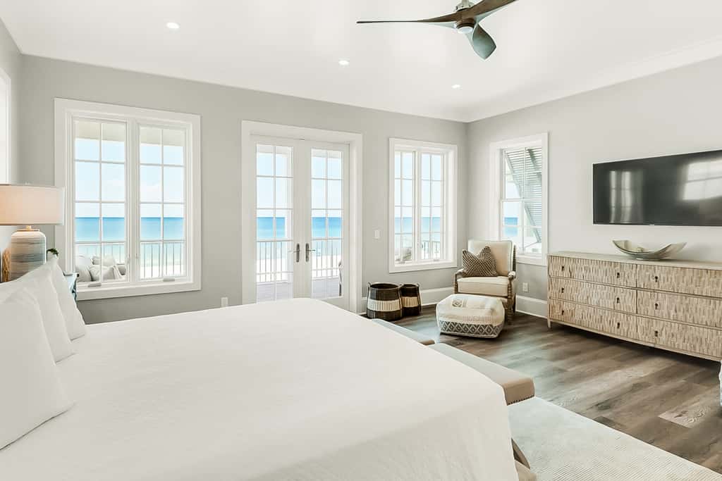 Spacious Gulf-front getaway with beach access, balcony views, a pool, & more