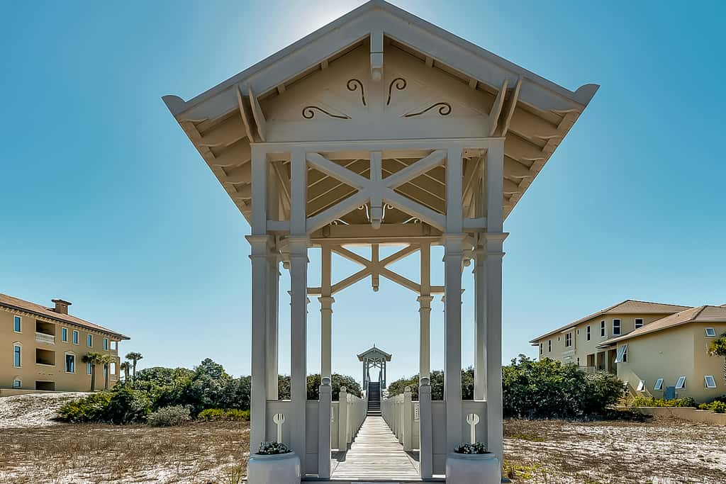 Spacious Gulf-front getaway with beach access, balcony views, a pool, & more