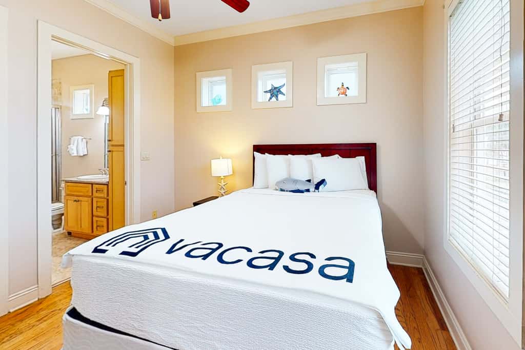 Dog-friendly home with balconies, foosball, pool access, & W&D - steps to beach