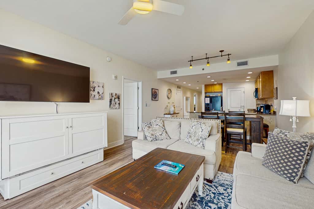 Updated beachfront retreat with hot tub, outdoor pool & balcony