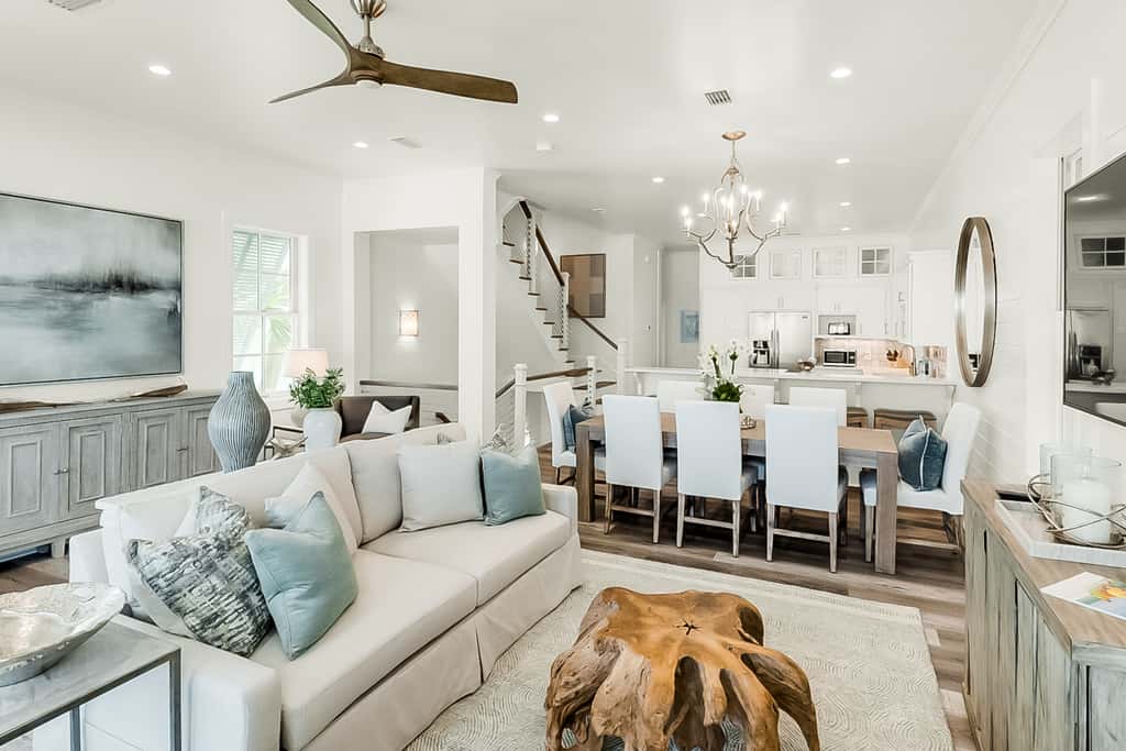 Spotless beachfront dream with views, a shared pool, & sports courts