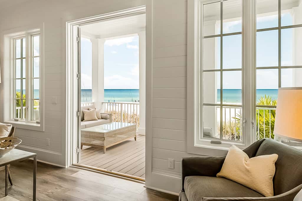 Spotless beachfront dream with views, a shared pool, & sports courts