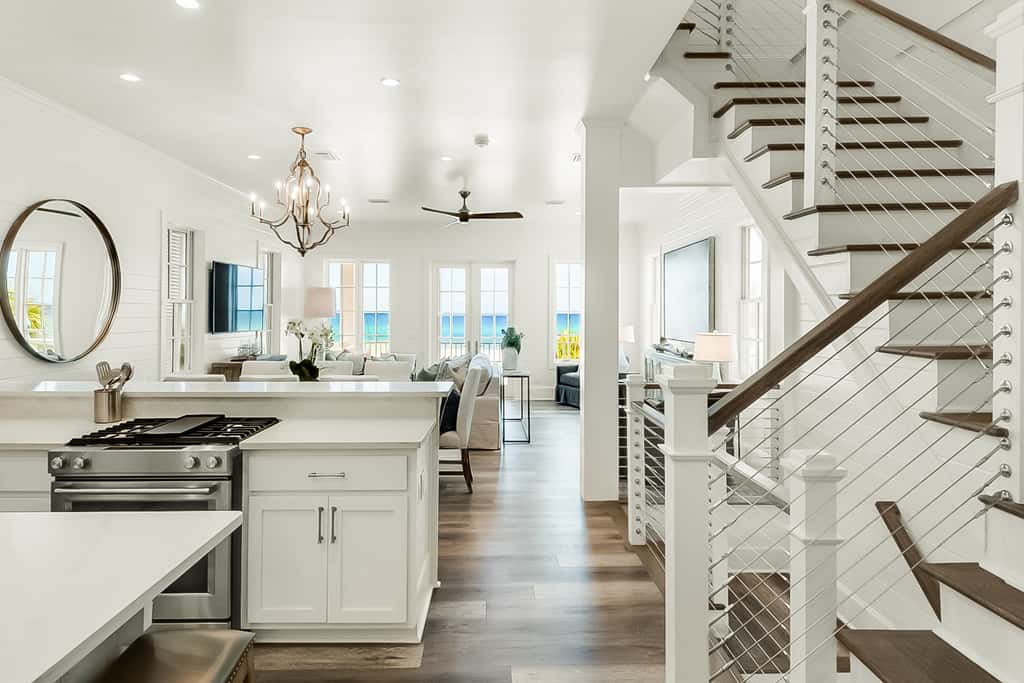Spotless beachfront dream with views, a shared pool, & sports courts
