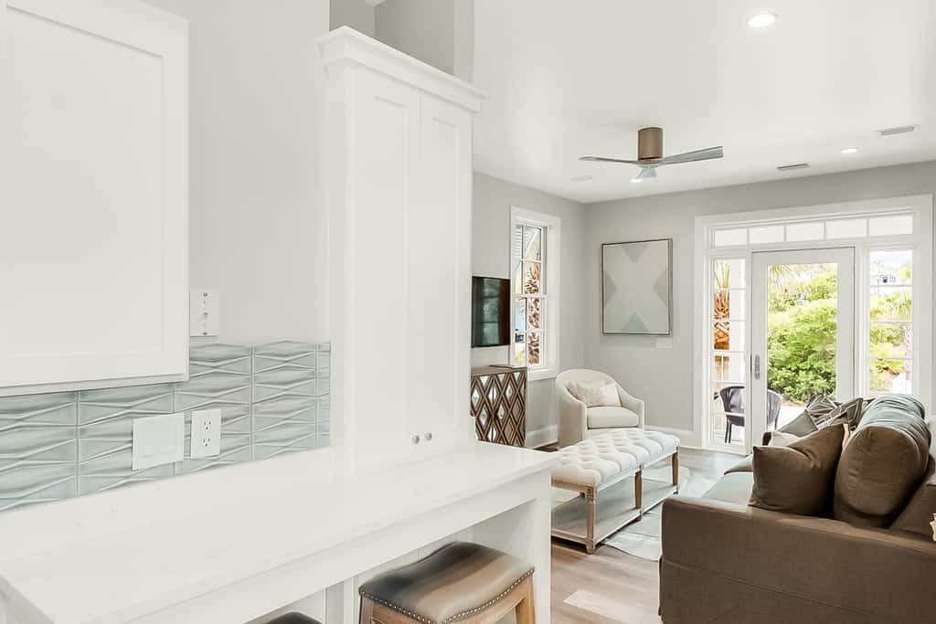 Spotless beachfront dream with views, a shared pool, & sports courts