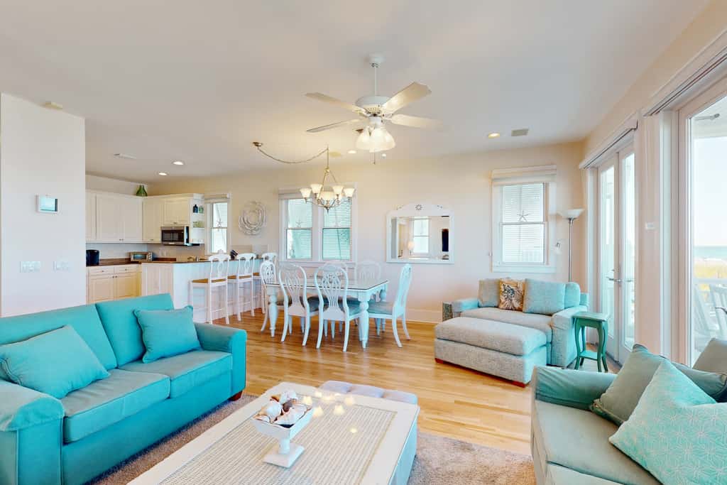 Gulf-front home with breathtaking views in gated Carillon Beach community