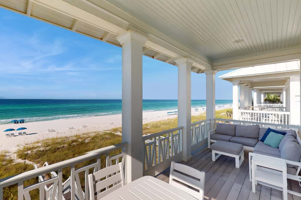 Gulf-front home with breathtaking views in gated Carillon Beach community
