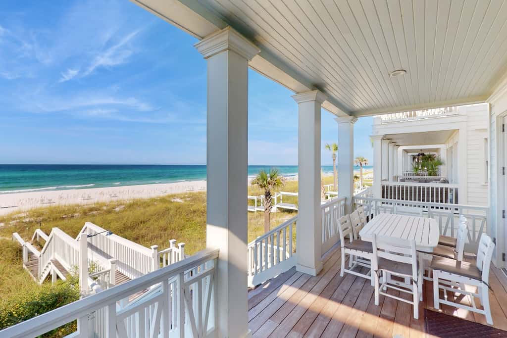 Gulf-front home with breathtaking views in gated Carillon Beach community