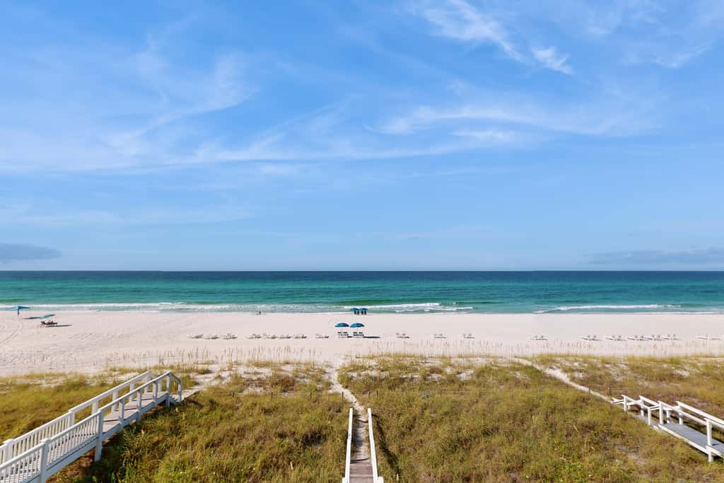 Gulf-front home with breathtaking views in gated Carillon Beach community
