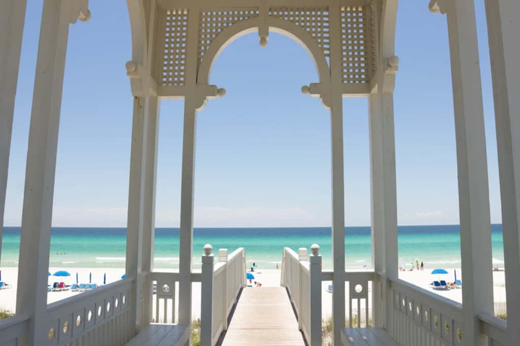 Gulf-front home with breathtaking views in gated Carillon Beach community