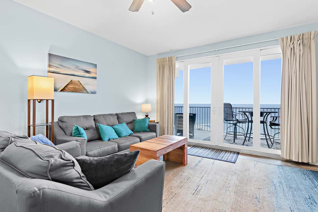 Fantastic beach and lake view condo with shared pools and hot tub