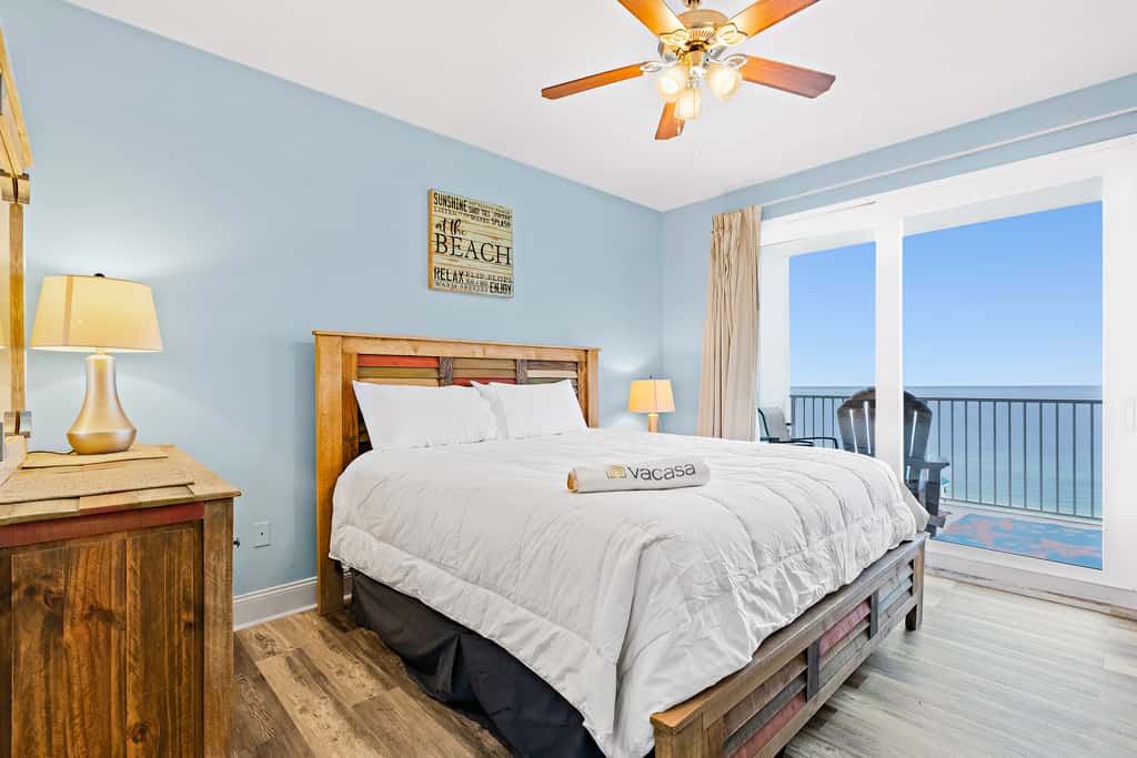 Fantastic beach and lake view condo with shared pools and hot tub