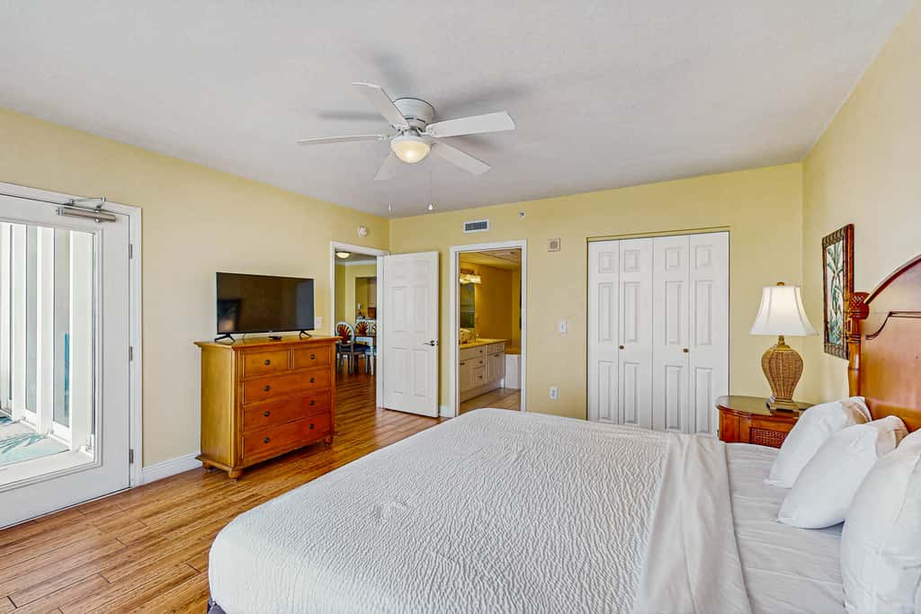 Roomy retreat on the water with private balcony, shared pool, & beach access