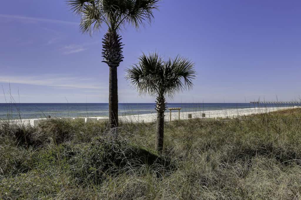 Terrific condo in beachfront location with pool, central AC & balcony