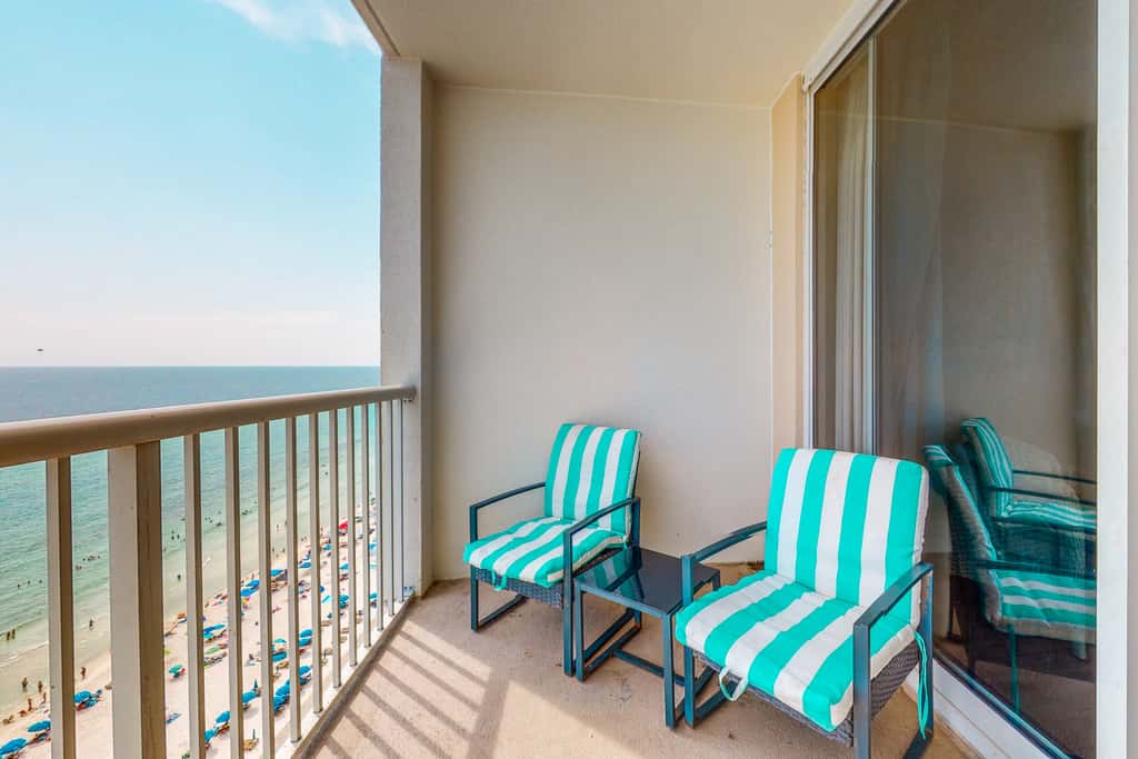 Sun-soaked oceanfront escape with pool, hot tub, central AC, & tennis court