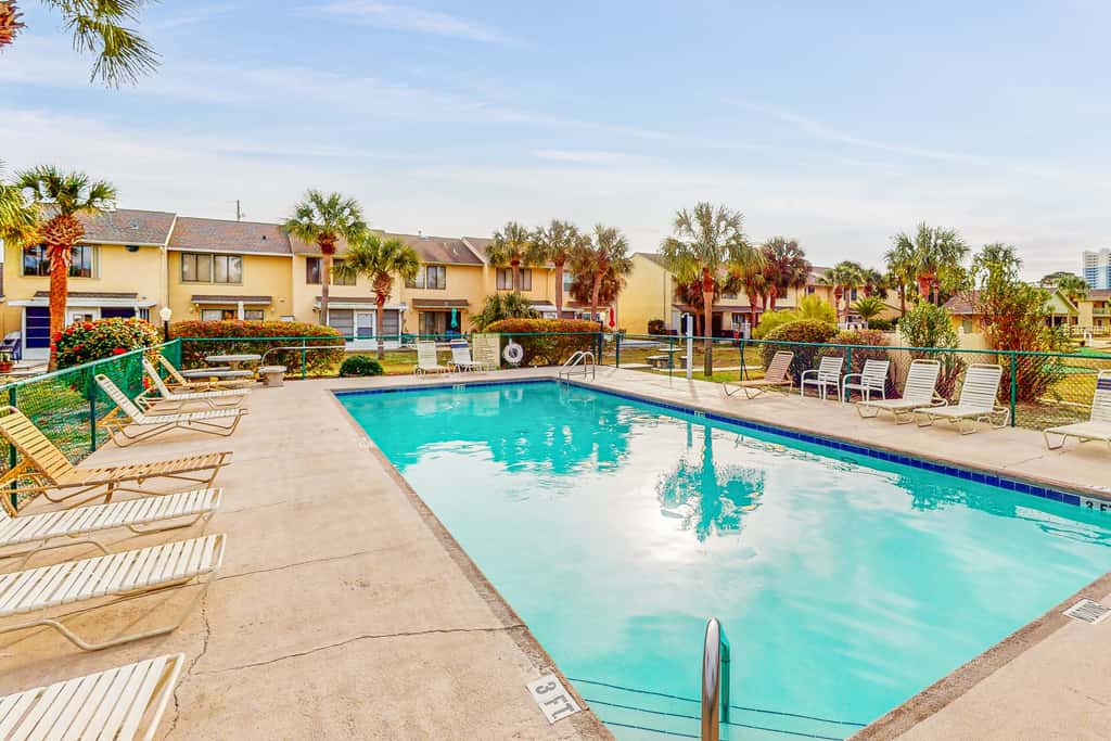 Gulf Highlands | Condo in Panama City Beach with pool, balcony, central AC, W/D