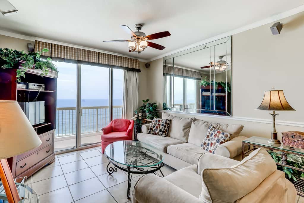 Eclectic gulf front condo with free WiFI, two pools, hot tub, & easy beach access