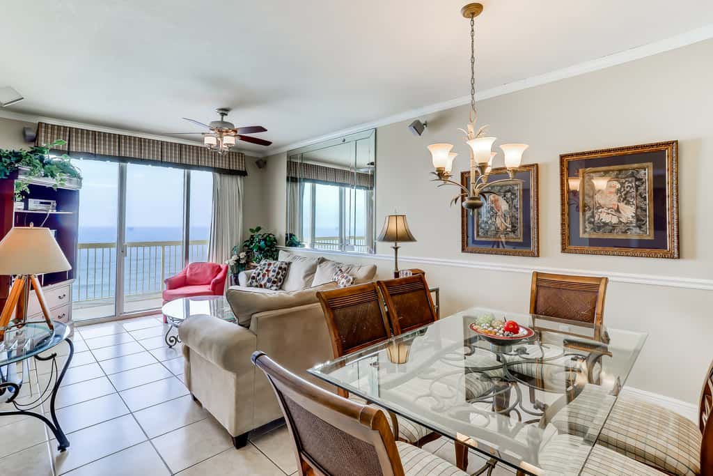 Eclectic gulf front condo with free WiFI, two pools, hot tub, & easy beach access