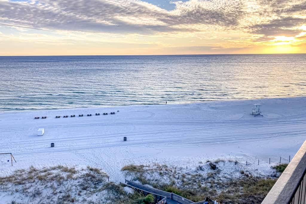 Beachfront condo with unspoiled Gulf views, pool, & direct beach access