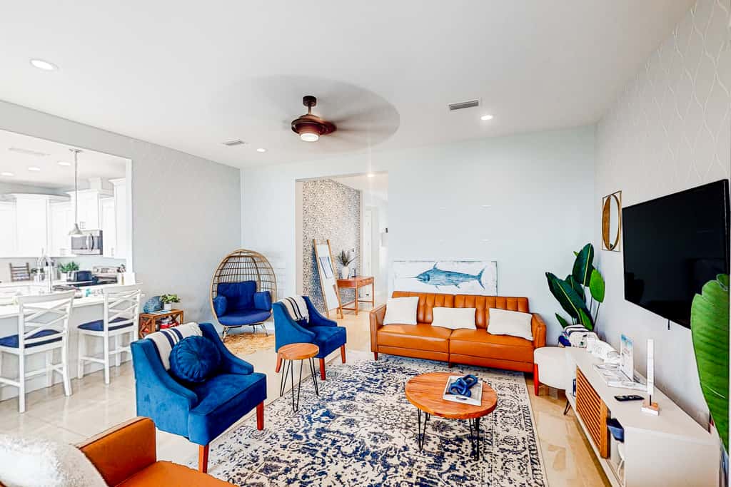 Newer, dog-friendly home with hot tub & game room - walk to the beach