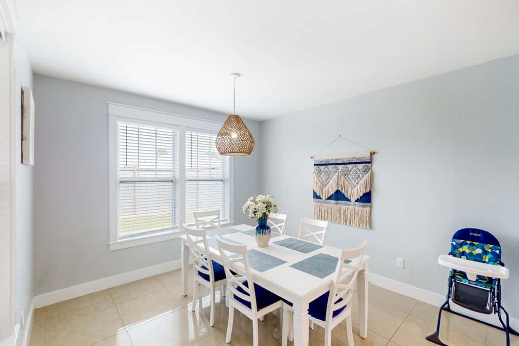 Newer, dog-friendly home with hot tub & game room - walk to the beach