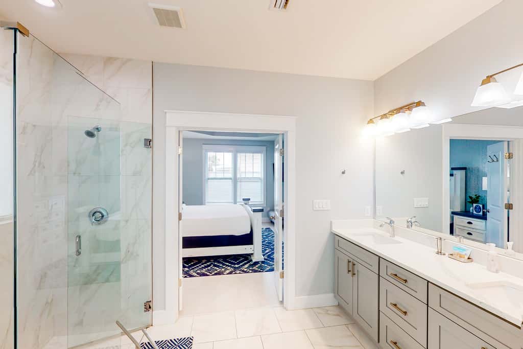 Newer, dog-friendly home with hot tub & game room - walk to the beach