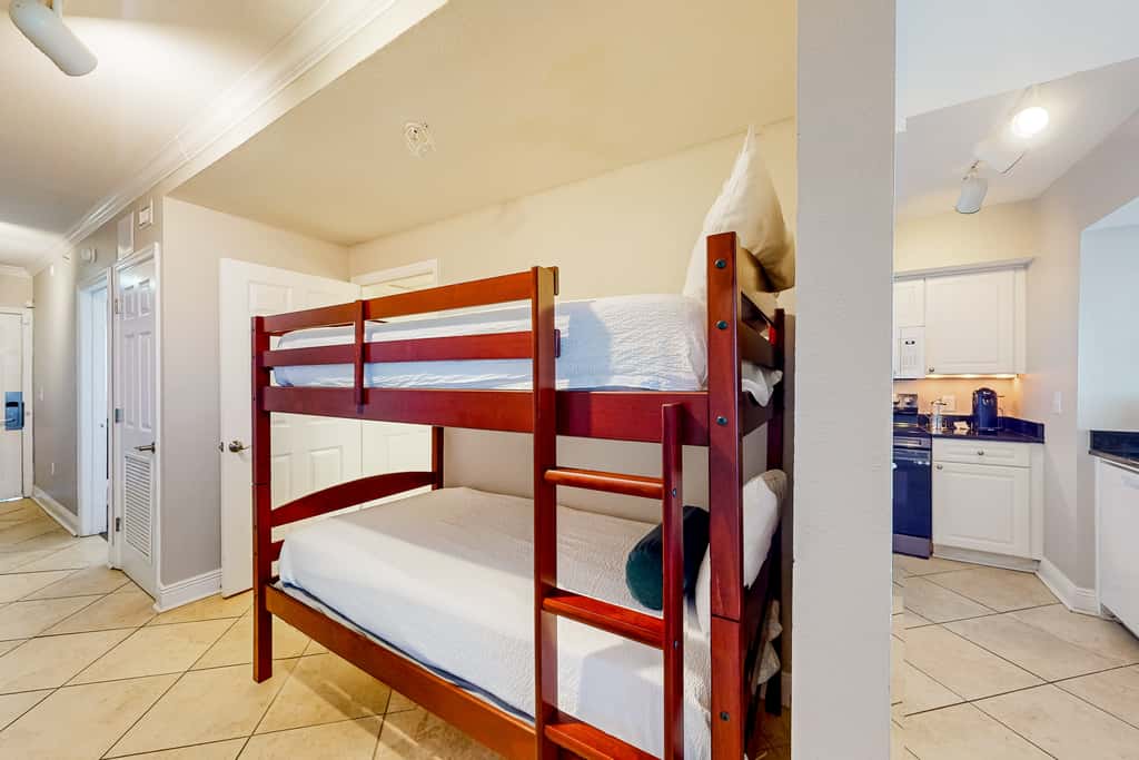 Beachfront 16th-floor condo with Gulf views, pool, game room, balcony, gym, W&D
