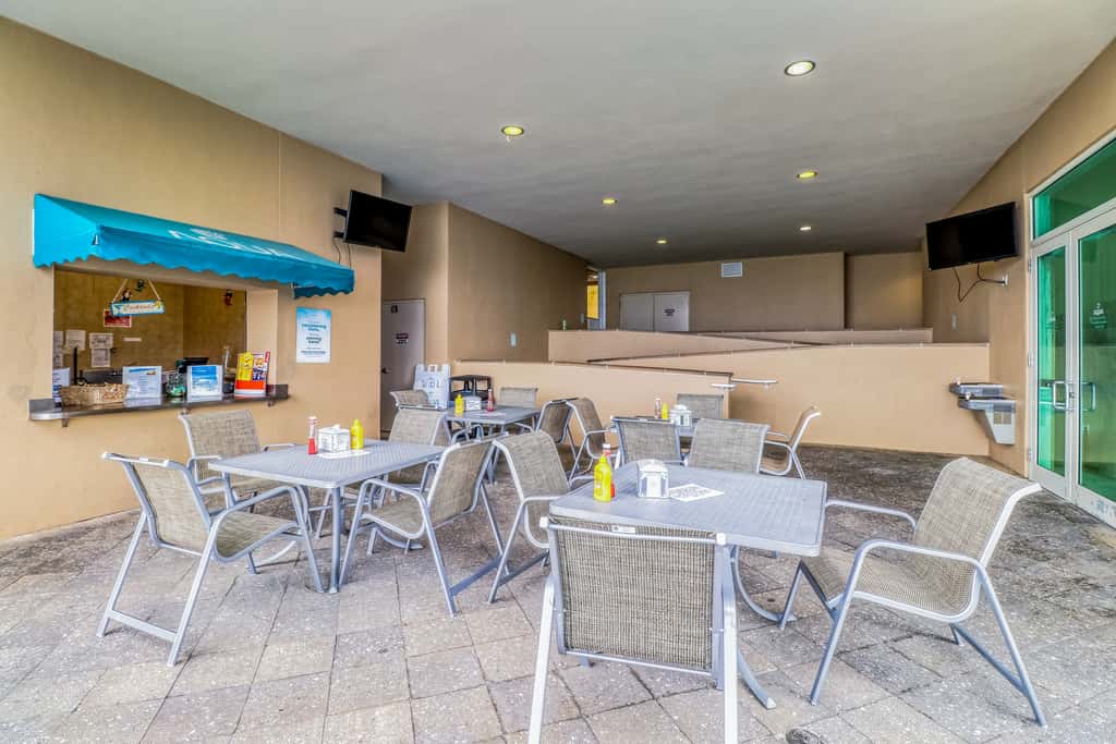 Updated, beachfront condo with pool, hot tub & gym