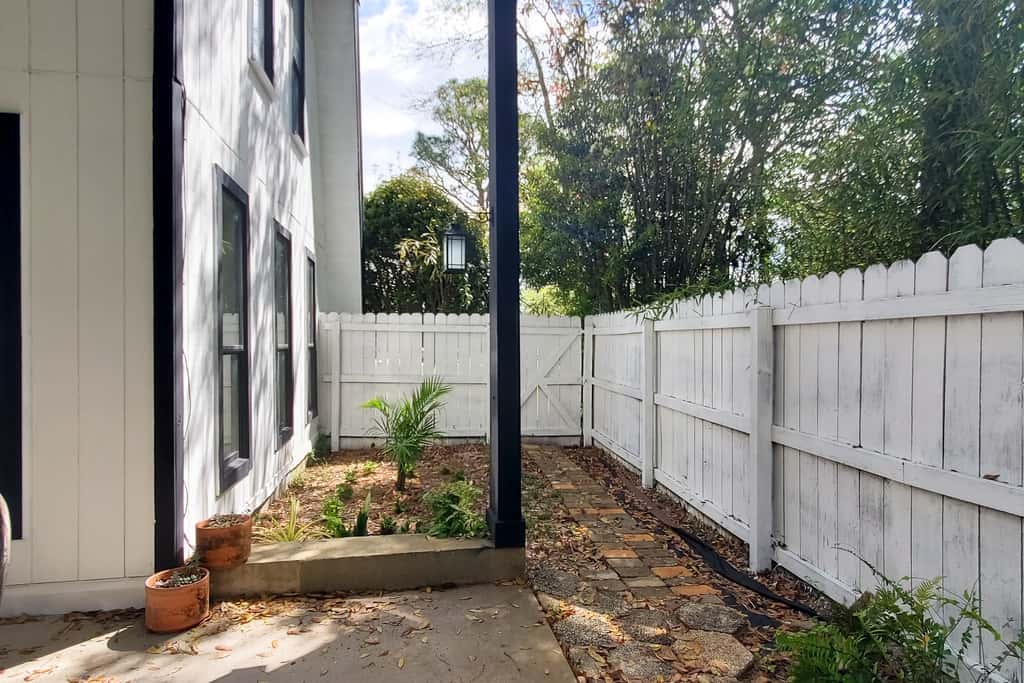 Updated dog-friendly home with private outdoor pool, patio, fireplace, W&D, AC