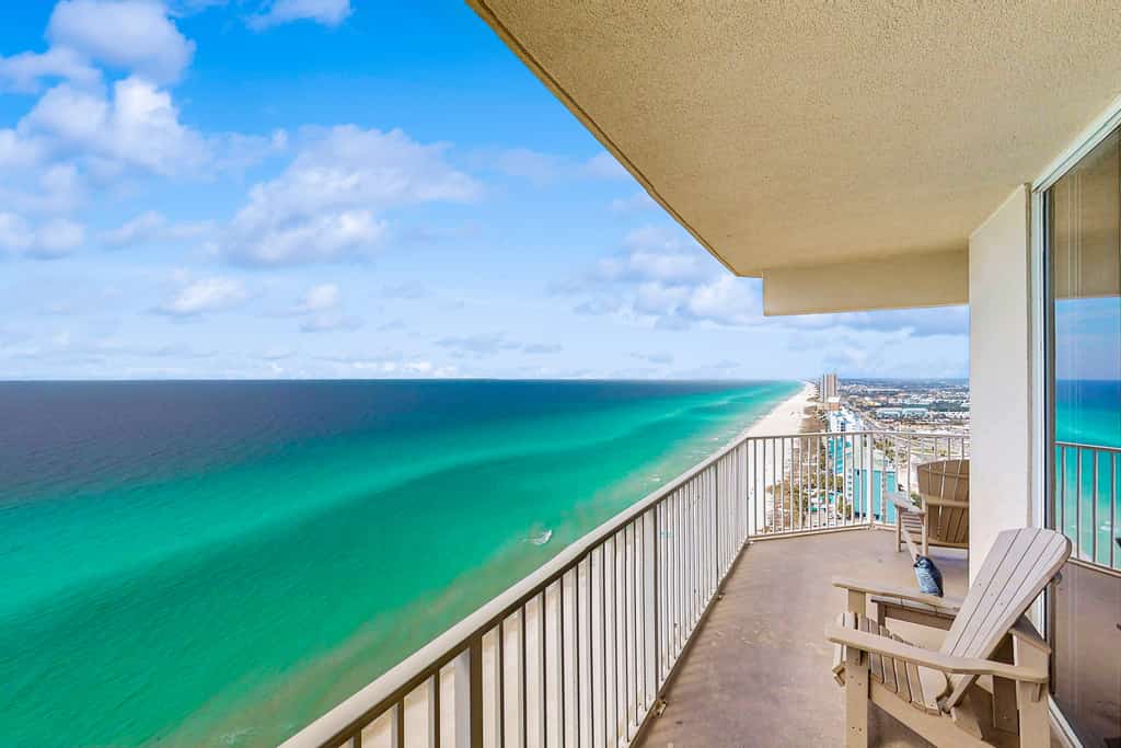 Exquisite gulf-front corner condo with beach service, hot tubs & pools