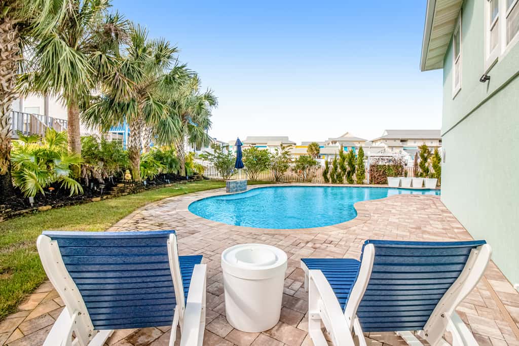 Gorgeous Private Pool Home Across from Beach | Private Dock