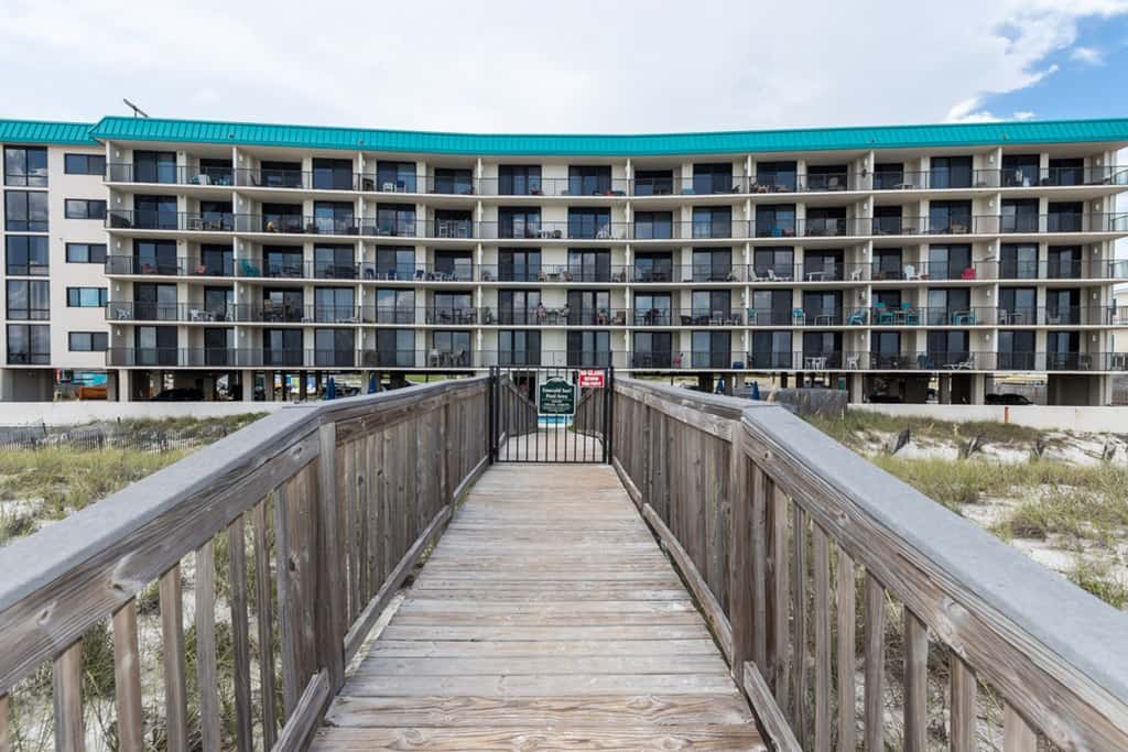 Beachfront condo with Gulf views, pool, & private balcony - near Navarre Pier