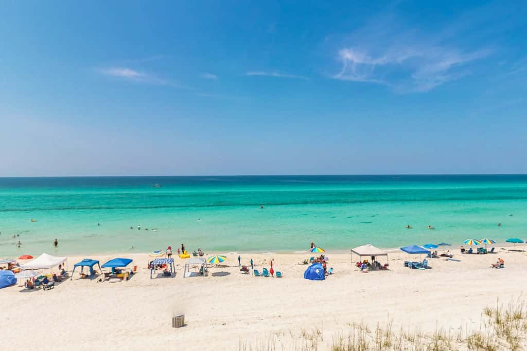 Beachfront resort condo with beach & lake access, pools, saunas & tennis
