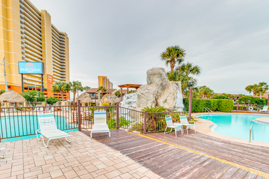 Dog-friendly resort condo with pools, hot tub, tennis, basketball, fitness room