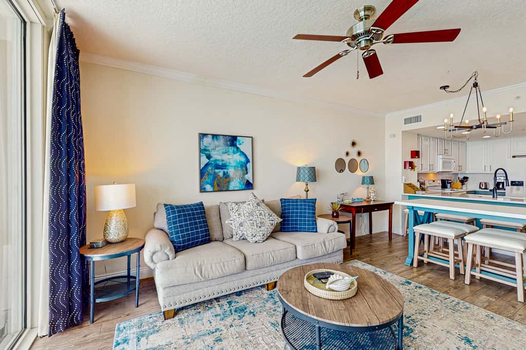 Modern, Gulf-front condo with pool, hot tub & high-speed WiFi