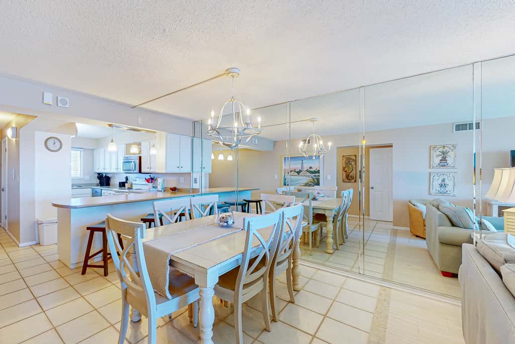 Stunning beachfront condo w/ beach access, shared pool, & private balcony